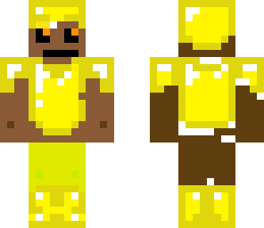 gold armor man