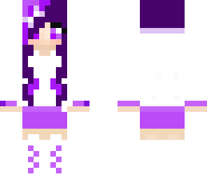 purple cute girl