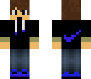 blue nike person