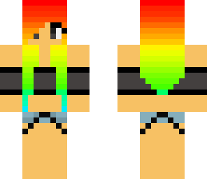 rainbow girl
