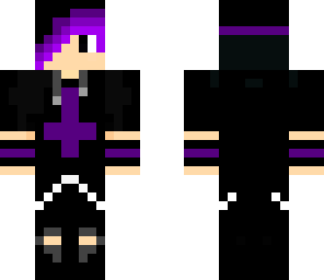 purple emo girl