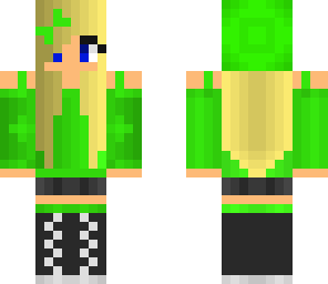 fall green blonde