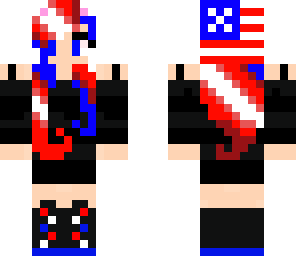 black 4th of july wolf girl