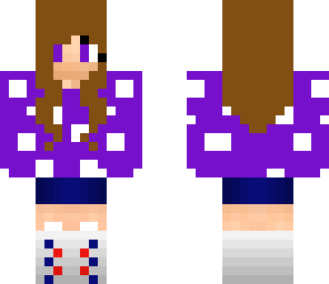 purle bangs girl