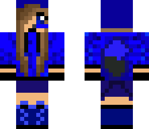 blue wolf girl