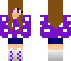 edited purple bangs girl