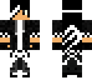 black and white