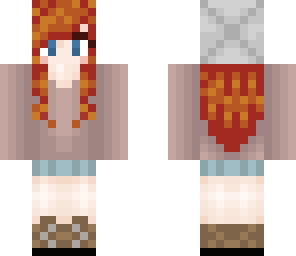 fixed hair- casual girl