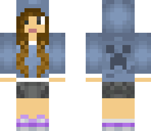 fixed girl in hoodie