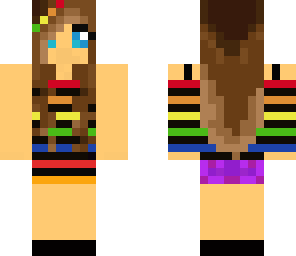 cute rainbow girl