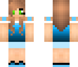 pretty blue girl