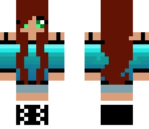 cute blue rainbow girl
