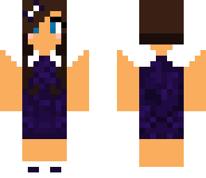 cute purple girl
