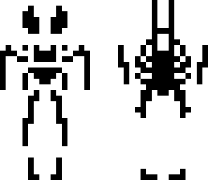 white spiderman