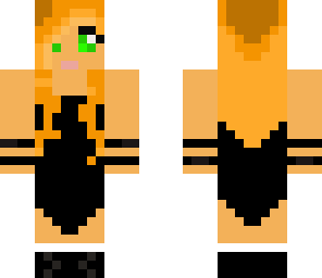 blonde hair black dress edited