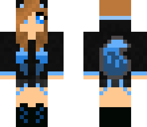 blue wolf girl