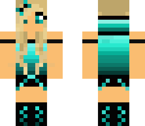 cute blue girl