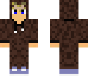 teen in bear onesie