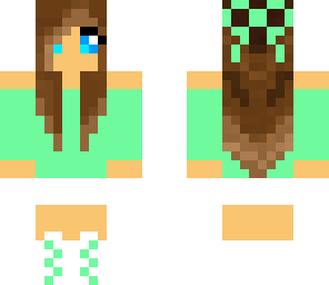 green mint girl