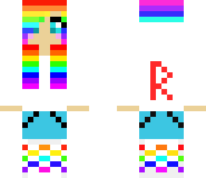 rainbow girl