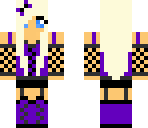 hot purple girl