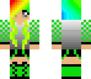 rainbow girl