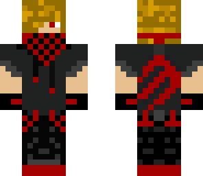 red monster whith blond heir