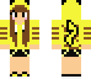 pikachu girl brown hair