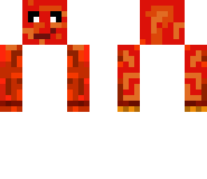 floating lava man