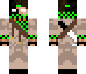 green desert guy