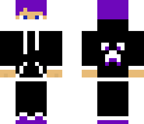 purple n black bandit