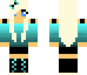 blue girl
