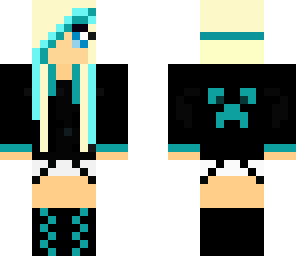 blue creeper girl