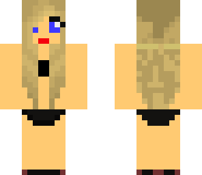 blonde girl wearing a bikini