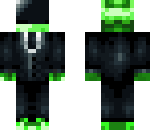 green daft punk man
