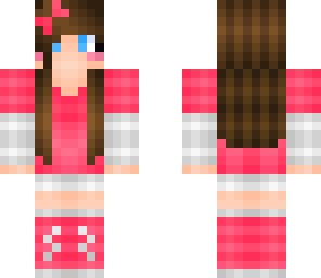 pink and white school girl -kid