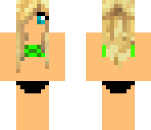 edited bikini girl