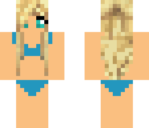 blonde bikini girl