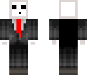 white slime in a suit