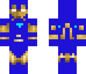 blue iron man