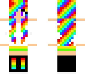 rainbow girl edit