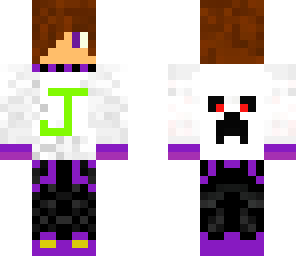 purple and green boy