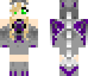purple dragon girl