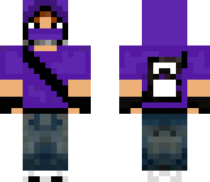 purple parkour runner