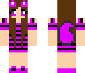 purple wolf girl