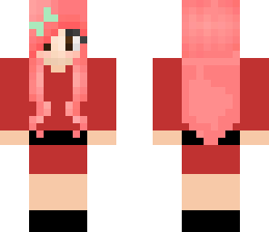 pretty pink haired girl