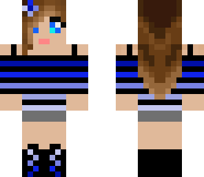 blue girl