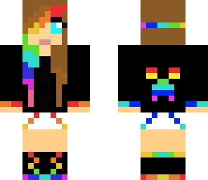 my remake of the rainbow girl