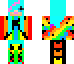 rainbow girl