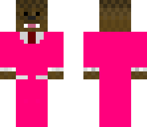 bacas in a pink suit